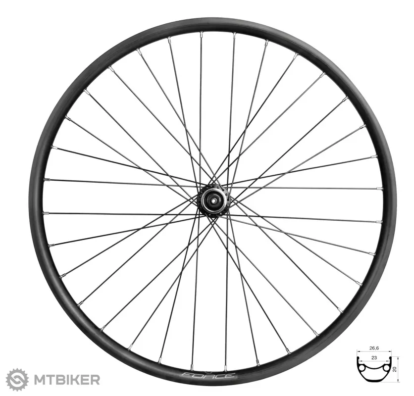 FORCE XC DISC 26" přední kolo, QR, CL Cenový Hit