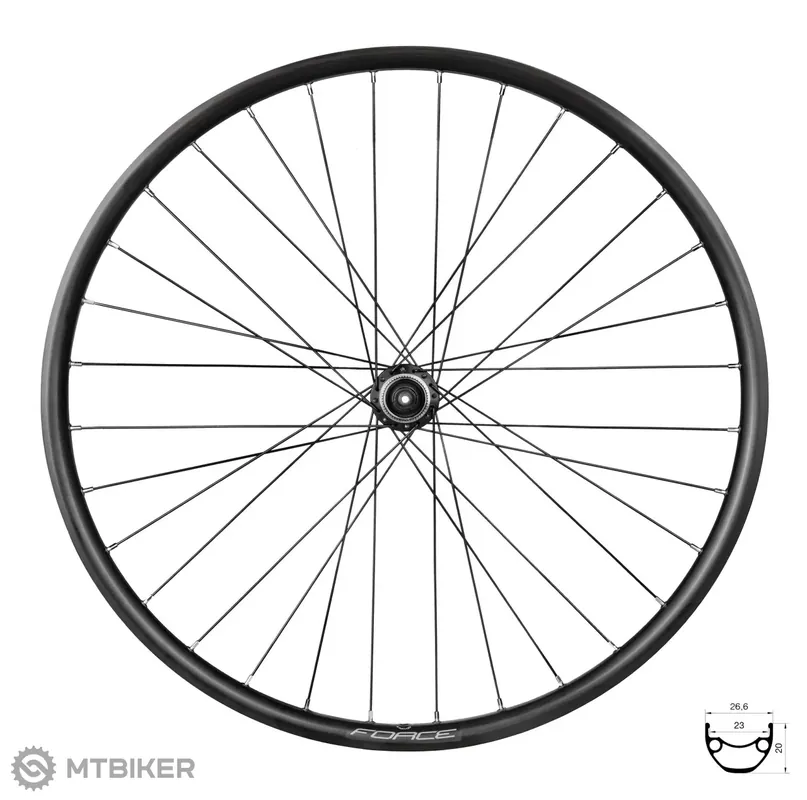 FORCE XC DISC 26" přední kolo, QR, 6 děr, tubeless ready Originální