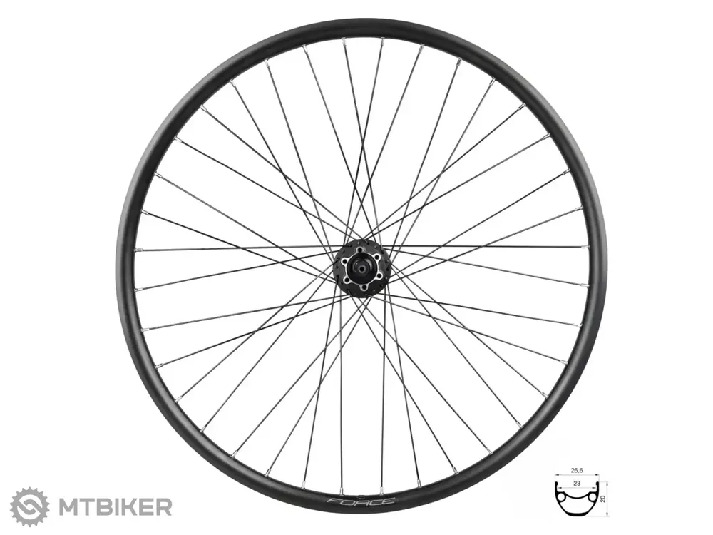 FORCE XC DISC 26" zadní kolo, QR, IS6, Shimano HG Must-Have