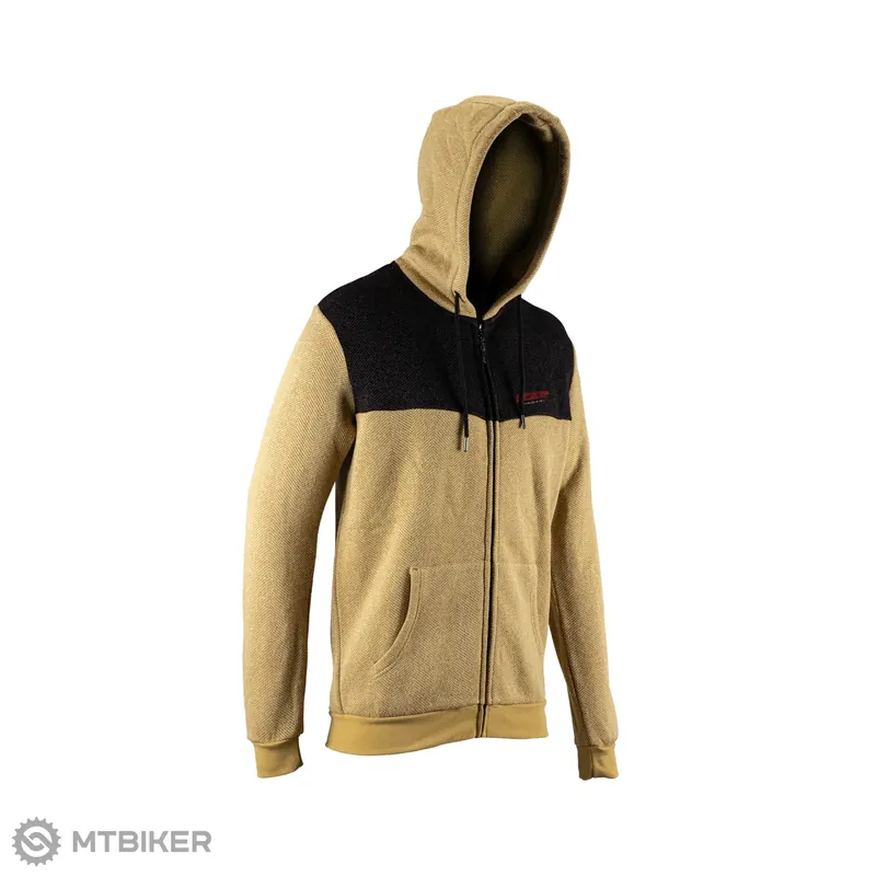 Leatt Zip tech mikina, brass brown Nízká Cena
