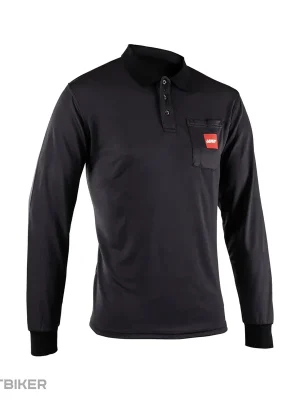 Výhodná Nabídka Leatt Polo LS Team tričko, černá