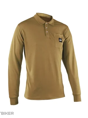 Leatt Polo LS Team tričko, brass brown Výhodná Nabídka