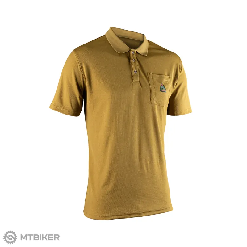 Akční Nabídka Leatt Polo SS Team tričko, brass brown