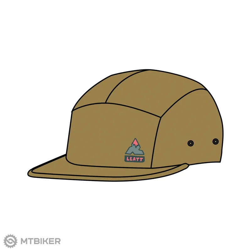 Leatt 5-Panel kšiltovka, brass brown Přímo Od Výrobce