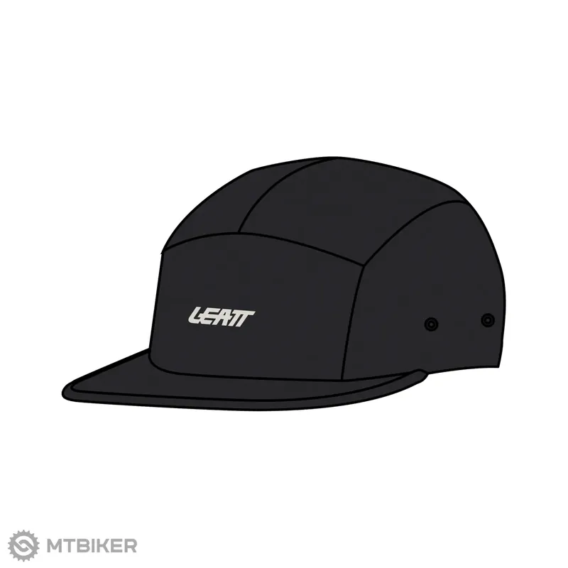 Vrácení Zdarma Leatt 5-Panel kšiltovka, černá