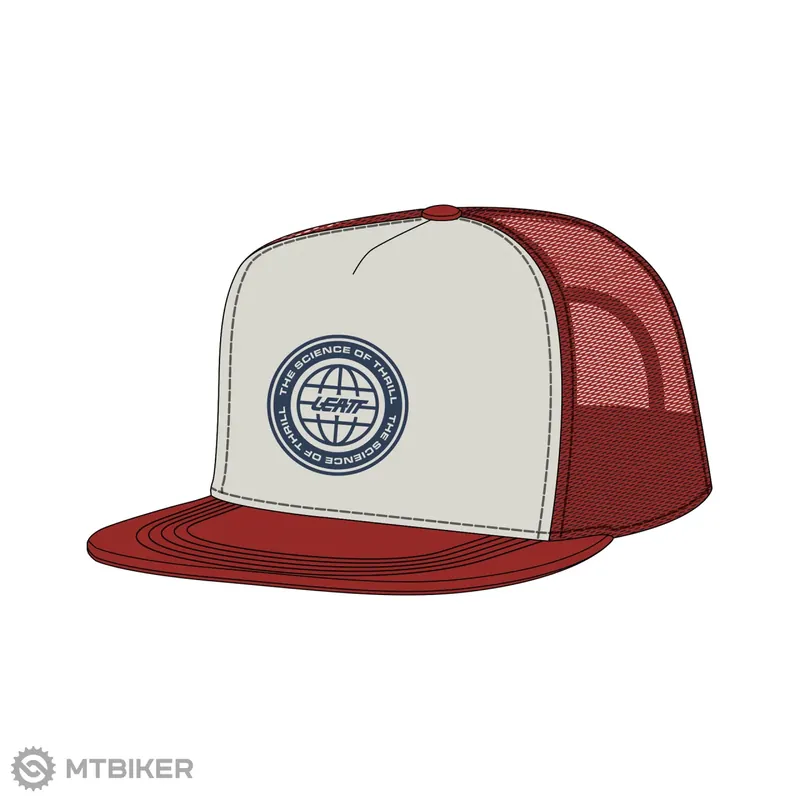 Leatt Trucker kšiltovka, chili red Nejlepší Volba