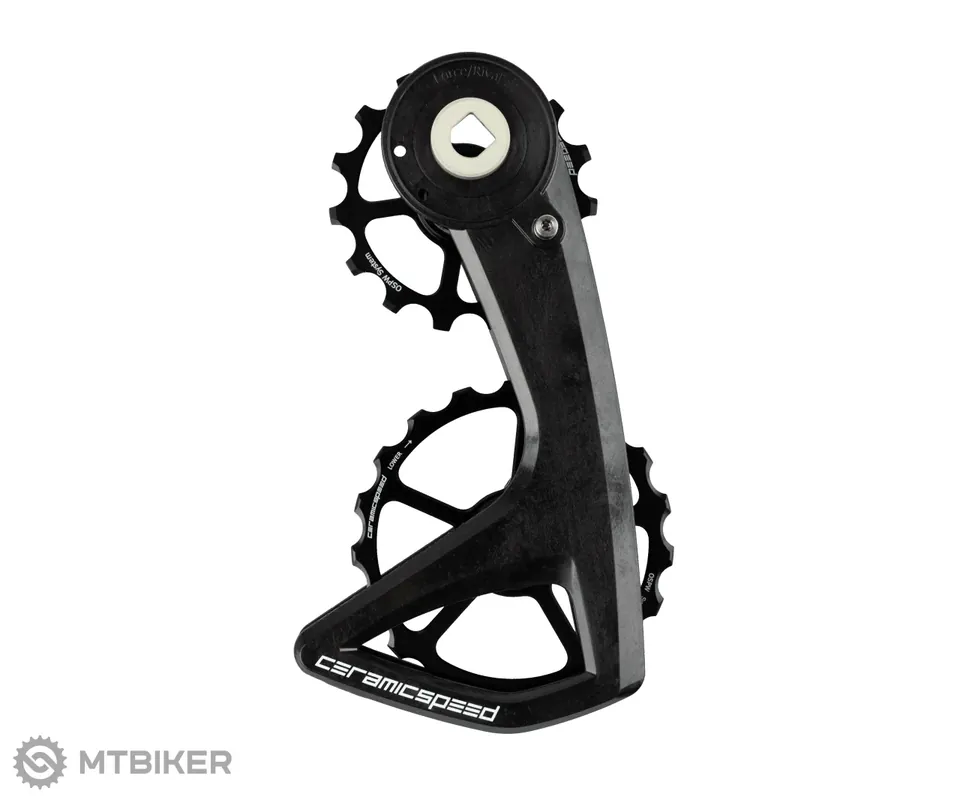 CeramicSpeed OSPW RS 5-Spoke ramínko přehazovačky, SRAM Force E1/Rival E1, černá Přímo Od Výrobce