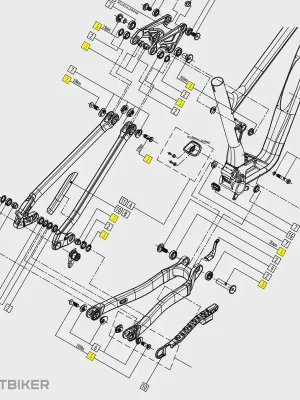 Marin Pivot Bolt Kit sada šroubů zadní stavby Must-Have