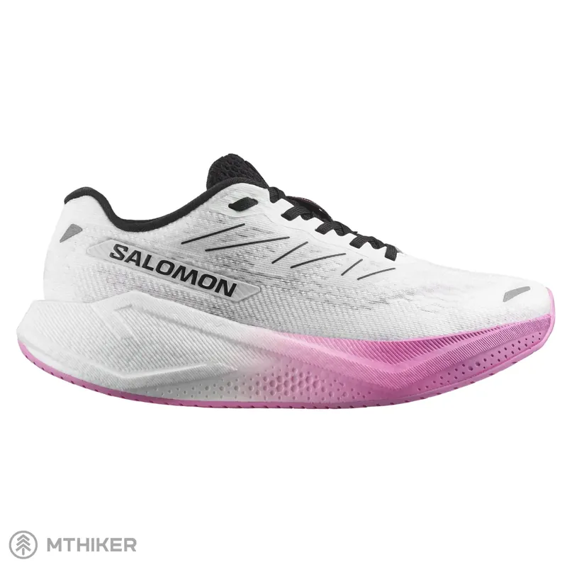 Salomon AERO BLAZE 3 dámské boty, white/black/cyclamen Poslední Šance