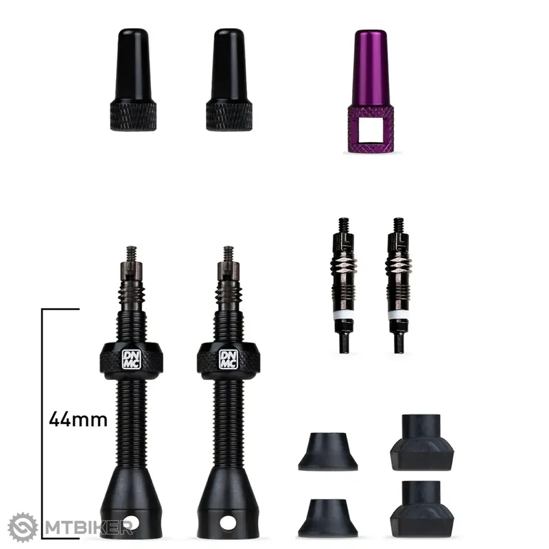 Dynamic Barkeeper Tubeless Valves bezdušové ventily, černá Nízká Cena