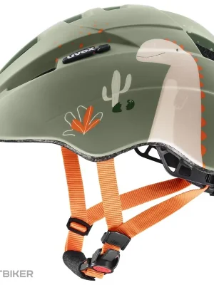 Časově Omezené uvex Kid 2 cc dětská přilba, sage green dino matt