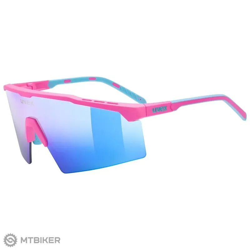 uvex flowline brýle, pink matt/mirror blue s3 Originální