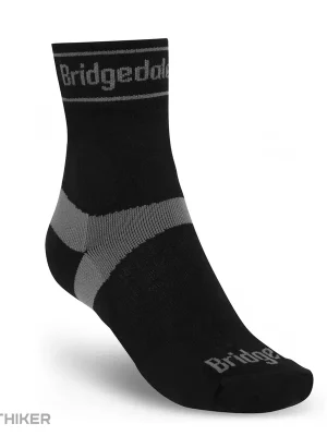 Must-Have Bridgedale Trail Run Ultralight T2 Merino Sport 3/4 Crew dámské ponožky, černá
