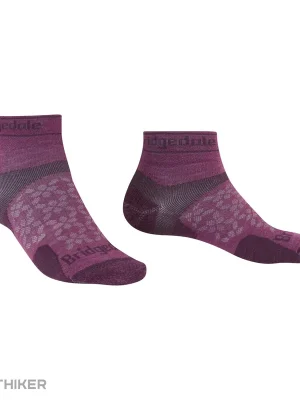Ihned K Objednání Bridgedale Trail Run Ultralight Zero Merino Sport Low dámské ponožky, fialová