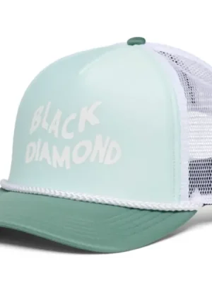 Black Diamond FLAT BILL TRUCKER kšiltovka, foam green/laurel green/white black diamond Nová Kolekce