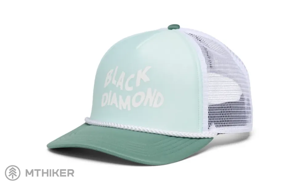 Black Diamond FLAT BILL TRUCKER kšiltovka, foam green/laurel green/white black diamond Nová Kolekce