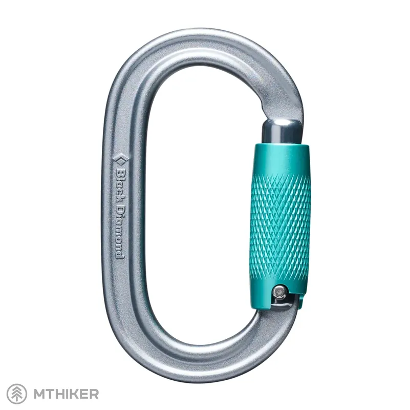Black Diamond Oval Triple Lock karabina, polished Jen Po Omezenou Doba