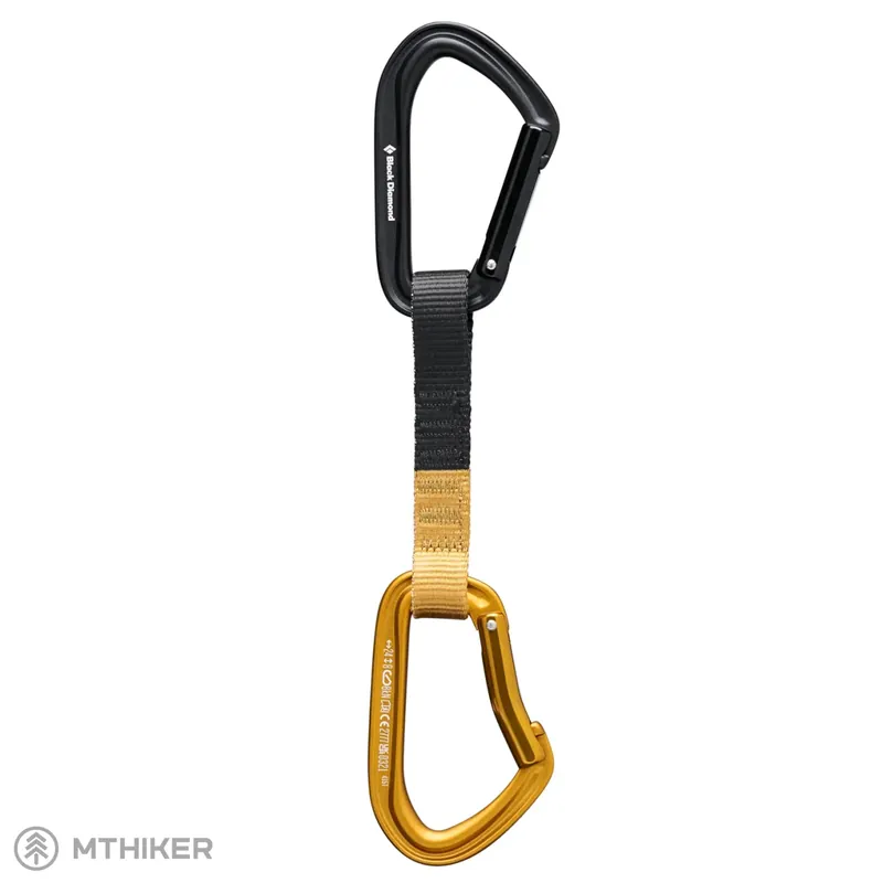 Aktuální Black Diamond Hotforge Quickdraw expreska, 12 cm, amber