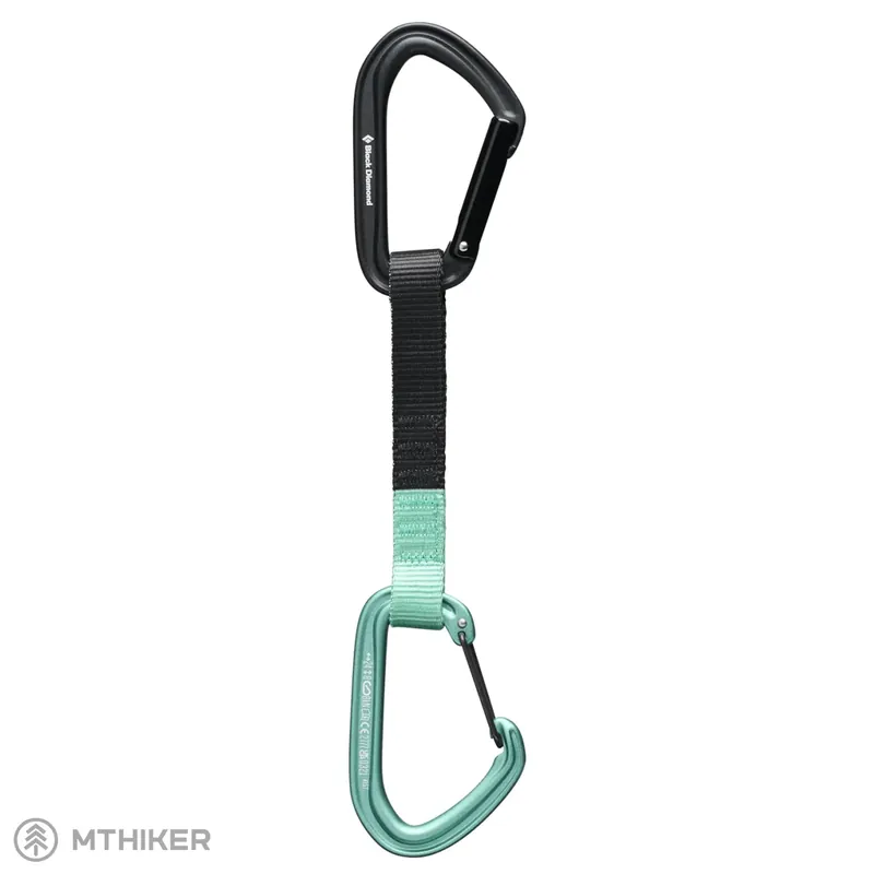 Originální Black Diamond Hotforge Hybrid Quickdraw expreska, 16 cm, clean green
