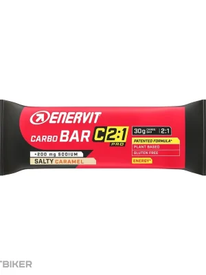 Enervit CARBO BAR C2 1 se sodíkem energetická tyčinka, 45 g, slaný karamel Značkový