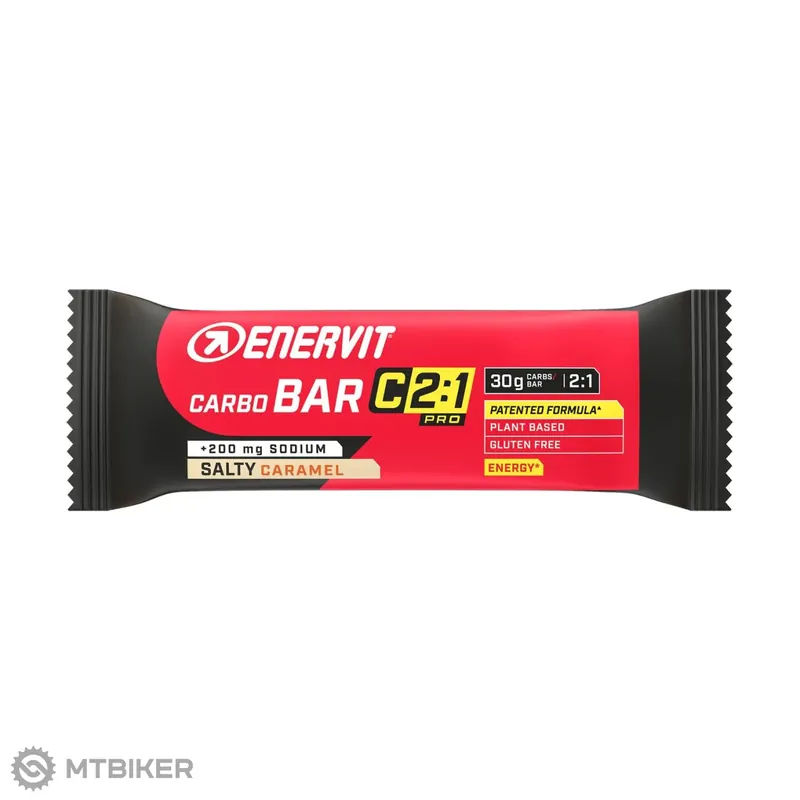 Enervit CARBO BAR C2 1 se sodíkem energetická tyčinka, 45 g, slaný karamel Značkový