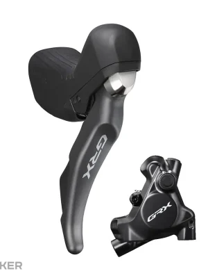 Rychlé Dodání Shimano GRX ST-RX810R/BR-RX820R řazení/hydr. zadní brzda, 11-rychl., Flat Mount, had. 1 700 mm