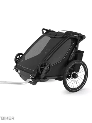 Vysoce Kvalitní Thule Chariot Sport 2 double dětský vozík, černá výstavní kus