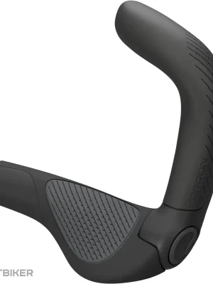 Ergon GP5 Evo L gripy s rohy, 475 g, černá Novinka
