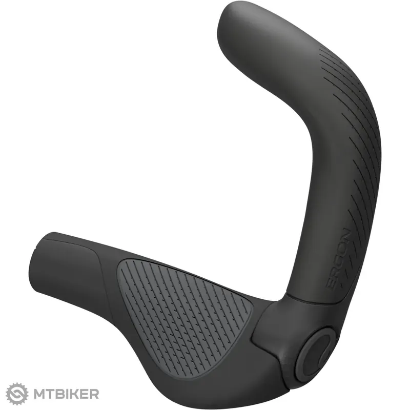 Ergon GP5 Evo L gripy s rohy, 475 g, černá Novinka