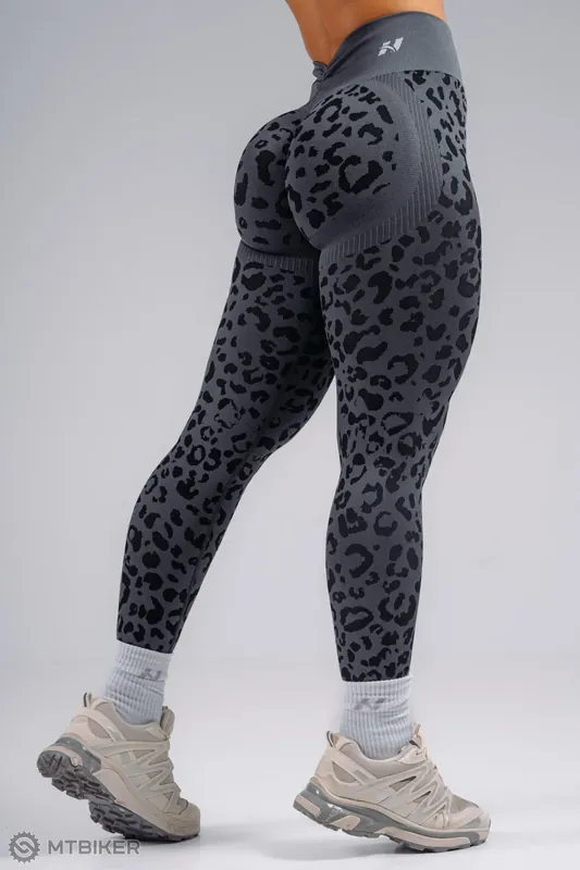 NEBBIA PRIMAL 849 Kompresní push-up legíny, black leopard Tovární Cena
