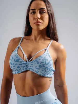 Akční Nabídka NEBBIA PRIMAL 854 Medium support dámská podprsenka, blue leopard