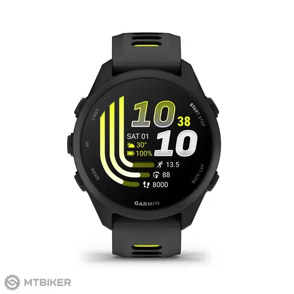 Akce Garmin Forerunner 170 Music hodinky, černá/amp žlutá