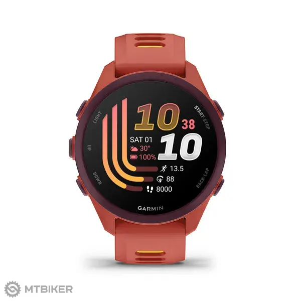 Garmin Forerunner 170 Music hodinky, červená růžová/mango Rychlé Dodání