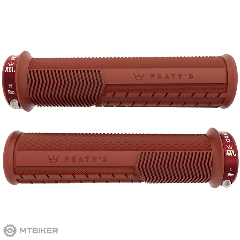 Peaty‘s Monarch Pro Knurl Thick gripy, 127 g, brick Nejprodávanější