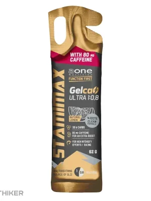 Vrácení Zdarma AONE Nutrition Stamimax Gel Caffein Ultra 1 0.8 energetický gel, 62 g, přírodní citron