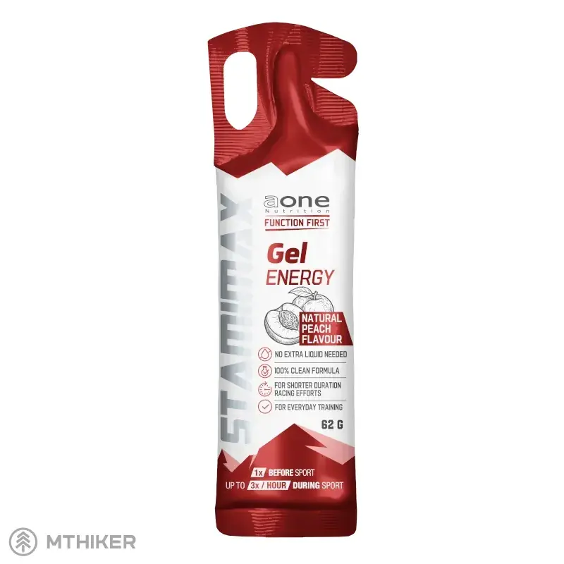 Víkendová Akce AONE Nutrition Stamimax Gel Energy energetický gel, 62 g, přírodní broskev