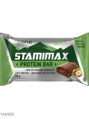 AONE Nutrition Stamimax Protein Bar tyčinka, 59 g, piedmont lískový ořech brownie Cenový Hit