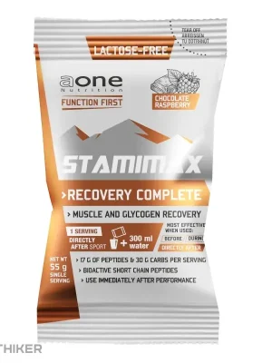 Bezpečná Platba AONE Nutrition Stamimax Recoverycomplete, 55 g, malina v čokoládě