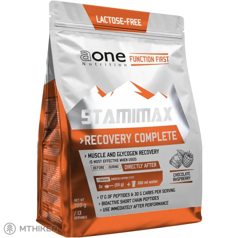 AONE Nutrition Stamimax Recoverycomplete, 720 g, malina v čokoládě Ověřený