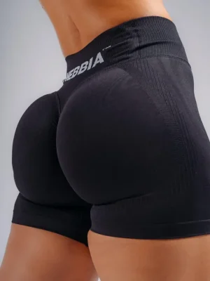 NEBBIA PRIMAL 857 extra push-up dámské šortky, černá Rychlé Dodání