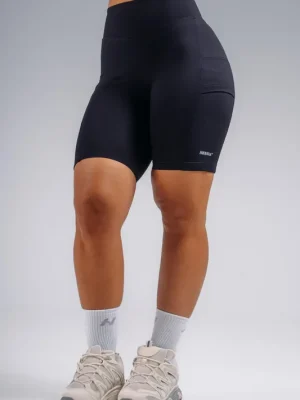 Sleva NEBBIA High-waist PRIMAL 858 dámské kraťasy, černá