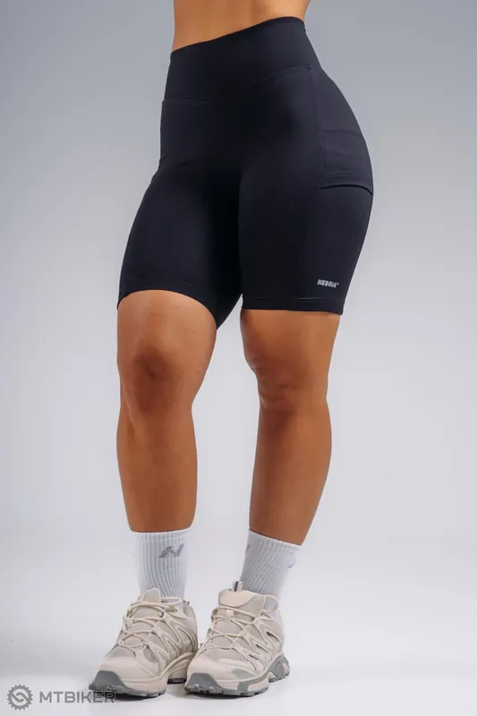 Sleva NEBBIA High-waist PRIMAL 858 dámské kraťasy, černá