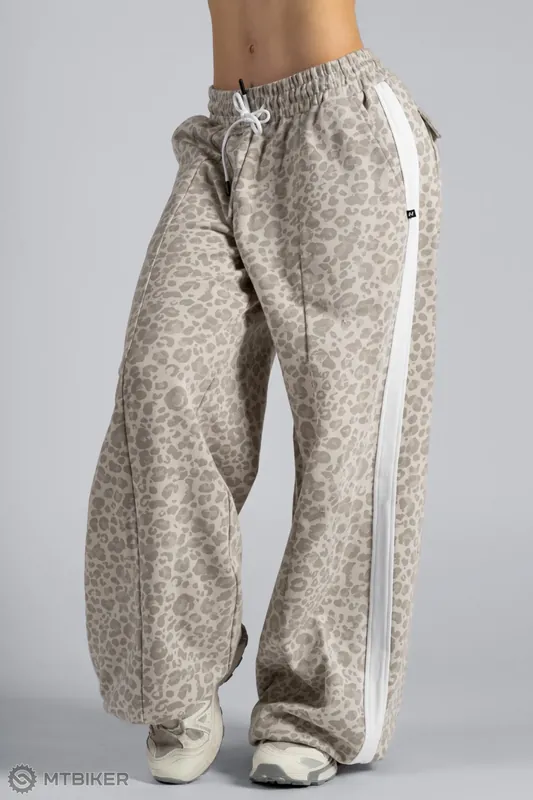 Omezená Nabídka NEBBIA PRIMAL 865 dámské tepláky, cream leopard