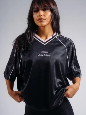 NEBBIA 97 PRIMAL 862 oversized dámské triko, black leopard Omezená Nabídka