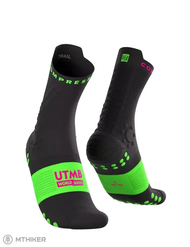 Koupit Online COMPRESSPORT Pro Racing Socks v4.0 Trail UTMB 2026 ponožky, černá