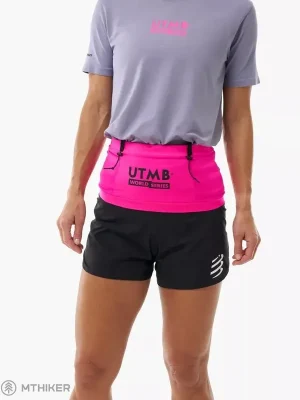 Cenová Bomba COMPRESSPORT Free Belt Pro - UTMB 2026 běžecký pás, neon pink