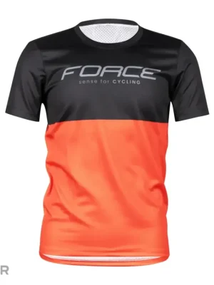 FORCE KID MTB CHEERY dětský dres, černo/oranžová Cenově Výhodný