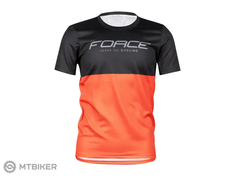 FORCE KID MTB CHEERY dětský dres, černo/oranžová Cenově Výhodný
