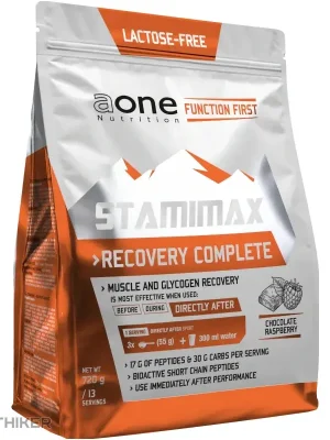 AONE Nutrition Stamimax Recovery Complete regenerační nápoj, 720 g, chocolate/raspberry Ověřený