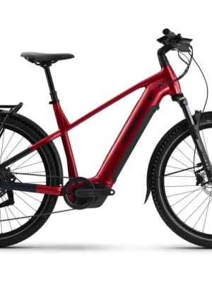 Haibike TREKKING 7 High 27.5 elektrokolo, dynamite red/blue Zlevněný